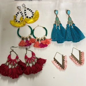 Colorful earrings